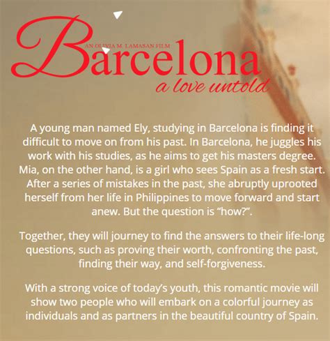 barcelona: a love untold script lines.